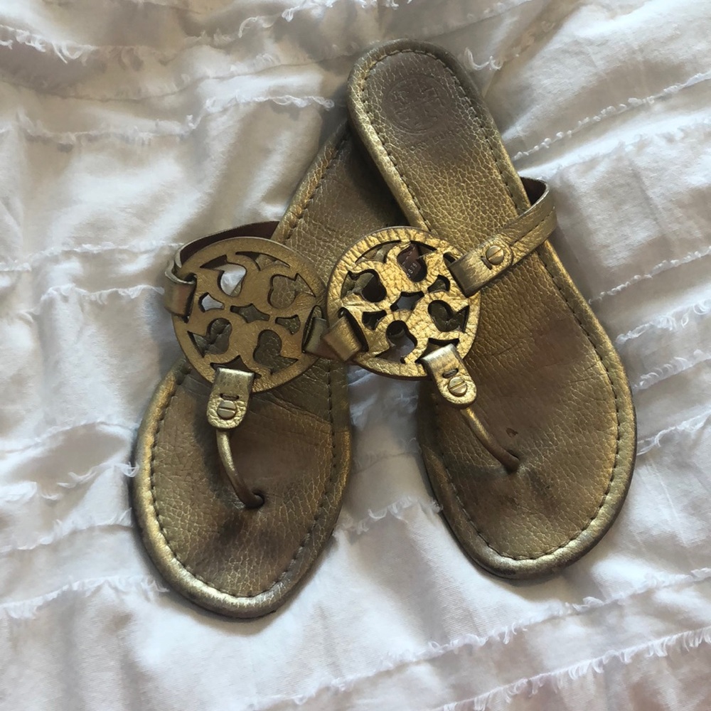 Tory Burch Gold Sandals